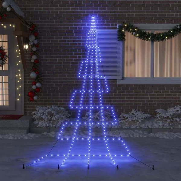 Julgran - EXKLUSIV HEM - 511 cm - Blå - Metall - LED 8 lägen USB Blå