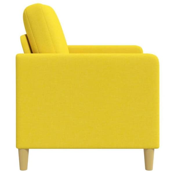 Maison Exclusive - Soffa med förvaring Ljusgul 122 x 78 x 87 cm Polyester Ljus gul