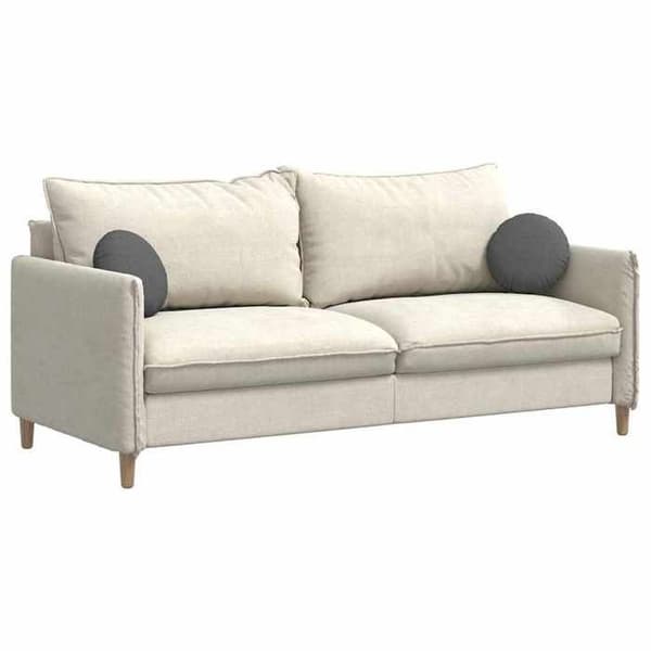 Maison Exclusive - Sittkuddar 2 st Tyg Mörkgrå Ø30 x 13 cm Mörkgrå