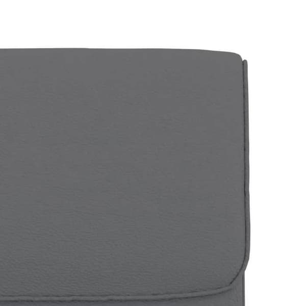 Maison Exclusive - Harmaa lepotuoli 55x64x80 cm keinonahkaa