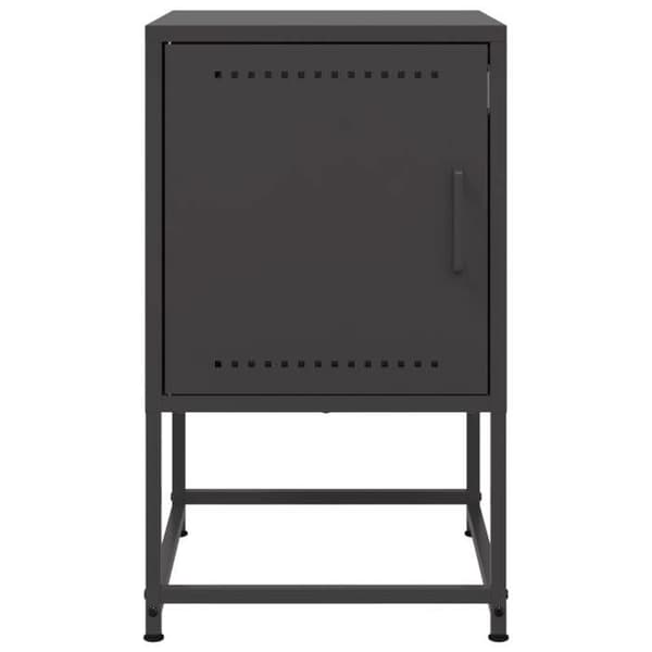 Maison Exclusive - Sort natbord 36x39x60,5 cm stål