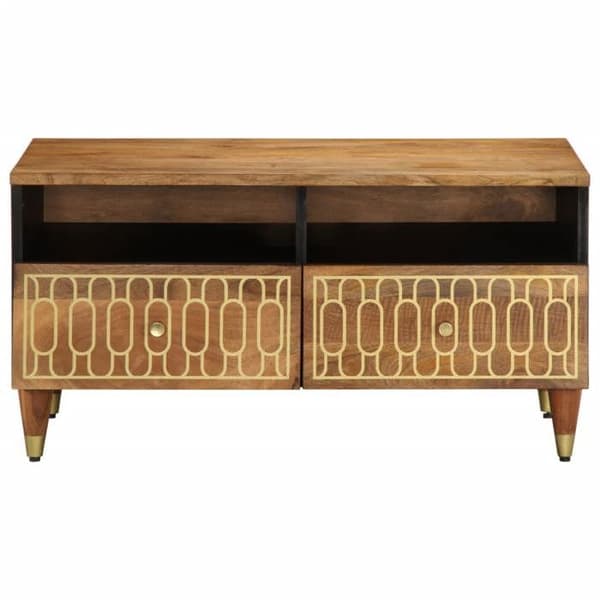 Maison Exclusive - Sofabord 80x54x40 cm massiv mango træ