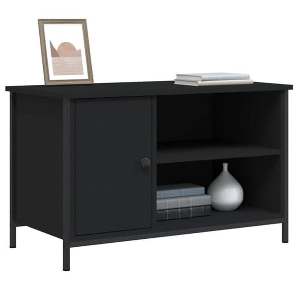 Maison Exclusive - TV-møbel Sort 80x40x50 cm Ingeniørtræ