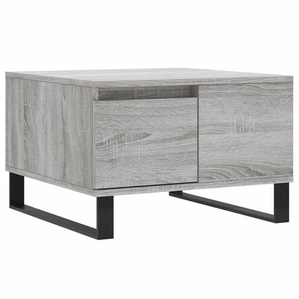 Maison Exclusive - Soffbord sonoma grå 55x55x36,5 cm ingenjörsträ