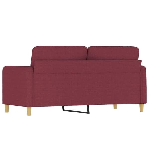 Maison Exclusive - 2-paikkainen sohva Bordeaux-punainen 140 cm Kangas