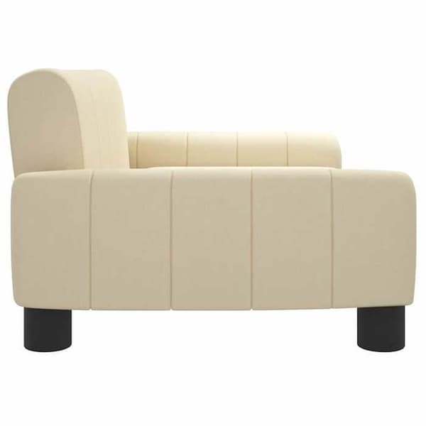 Maison Exclusive - Hundsäng crème 70x45x30 cm tyg Grädde