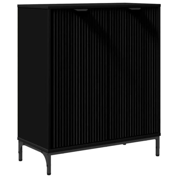 Maison Exclusive - Buffet Sort 69,5 x 33 x 82 cm Ingeniørtræ Svart
