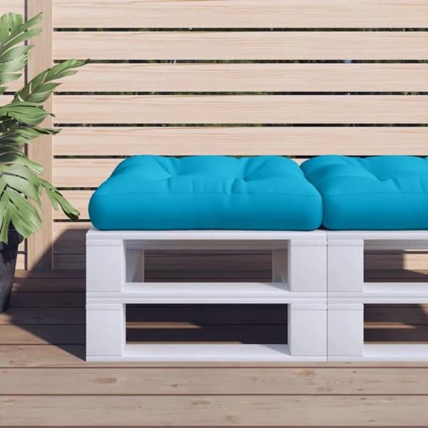 Maison Exclusive - Sininen palettityyny 50x50x12 cm kangas