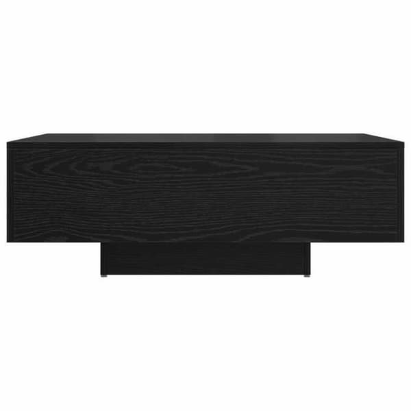 Maison Exclusive - Sort egetræ sofabord 85 x 55 x 31 cm svart ek