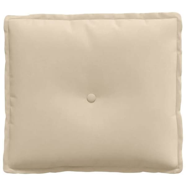 Maison Exclusive - Rygpude Creme 50 x 45 cm Mikrofiberstof