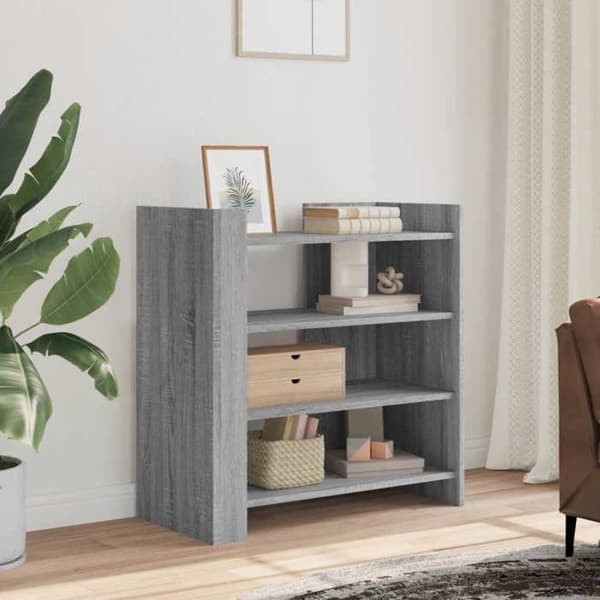 Maison Exclusive - Buffé sonoma grå 73,5x35x75 cm ingenjörsträ