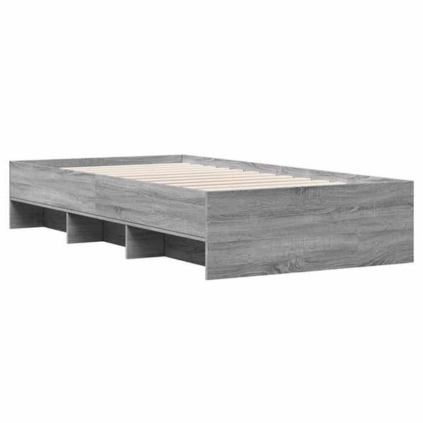 Maison Exclusive - Sengestel uden madras sonoma grå 100x200 cm Sonoma grå