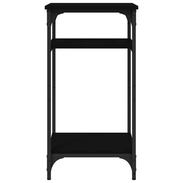 Maison Exclusive - Sort sidebord 40x30x75 cm Ingeniørtræ Svart