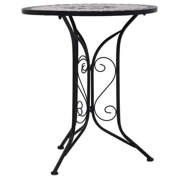 Maison Exclusive - Bistro bord mosaik Grå 60 cm Keramik Grå