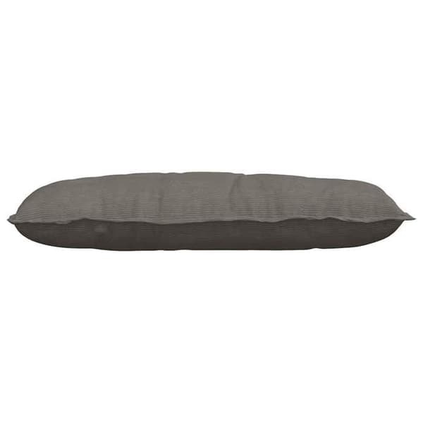 Maison Exclusive - Lys grå rygpude 100 x 50 cm i fløjl