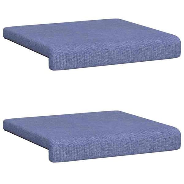 Bænkepude - EKSKLUSIV HUS - L-formet design - Denimblå - Dybde 35 cm - Skridsikker denim blå