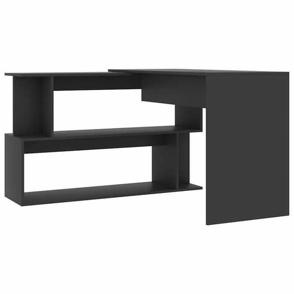 Maison Exclusive - Grå Hjørnekontor 200x50x76 cm Agglomereret Grå