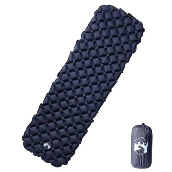 Maison Exclusive - Oppustelig campingmadras til 1 person grå 190x58x6 cm Grå