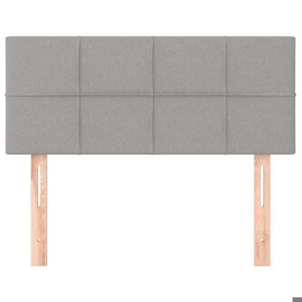 Maison Exclusive - Ljust grått huvudgavel 90x5x78/88 cm Tyg Ljusgrått