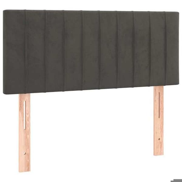 Maison Exclusive - Hovedgærde Mørkegrå 80x5x78/88 cm Velour