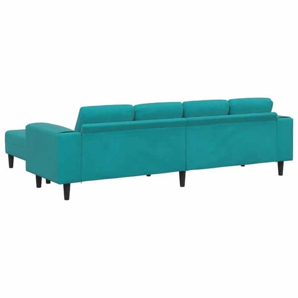 Soffa - EXKLUSIVT HEM - 3 delar - Turkos - Polyesteröverdrag - Nutida Turkos