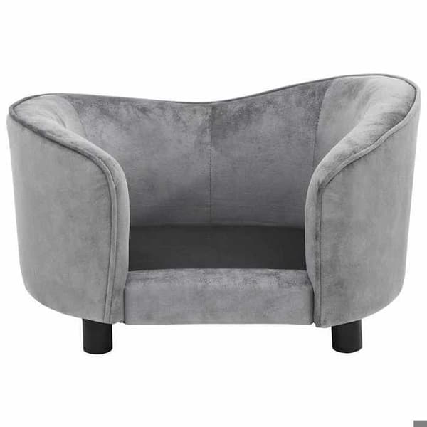 Maison Exclusive - Harmaa koiran sohva 69x49x40 cm Pehmeä