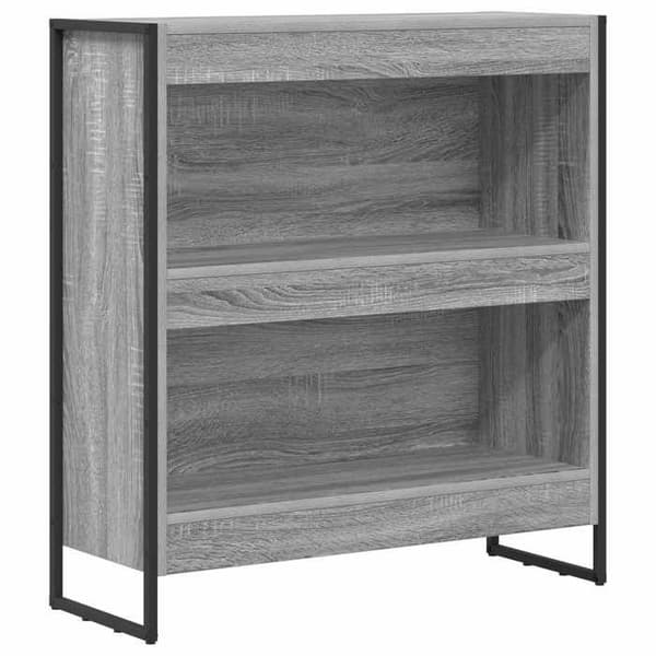 Maison Exclusive - Bibliotek 80 x 30 x 86,5 cm Ingenjörsträ Grå Sonoma