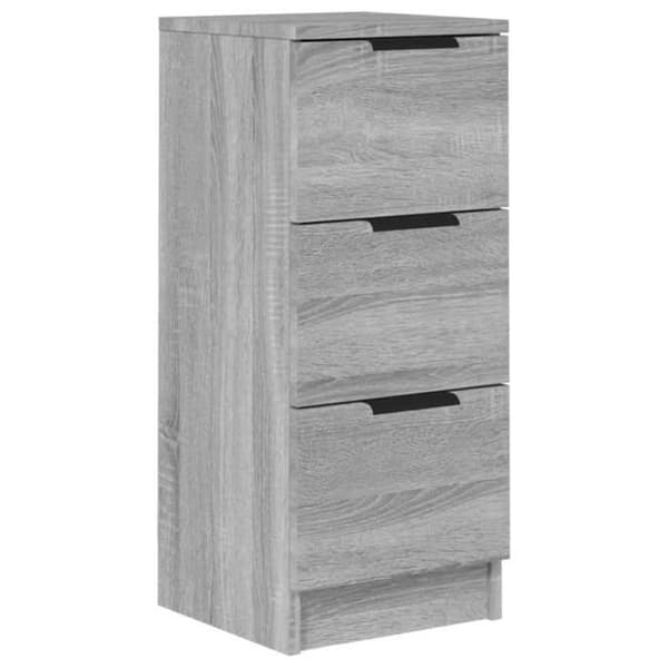 Maison Exclusive - Buffé Sonoma grå 30x30x70 cm Ingenjörsträ Sonoma grå