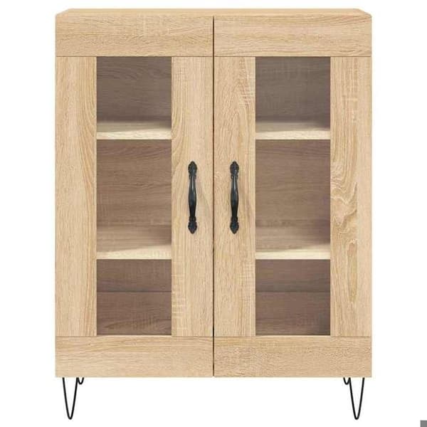 Maison Exclusive - Buffé ek sonoma 69,5x34x90 cm ingenjörsträ