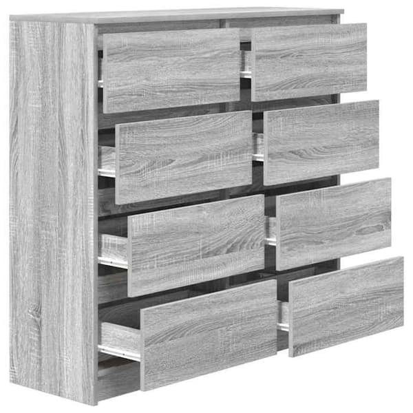 Maison Exclusive - Buffet sonoma grå 100x35x99 cm ingeniørtræ