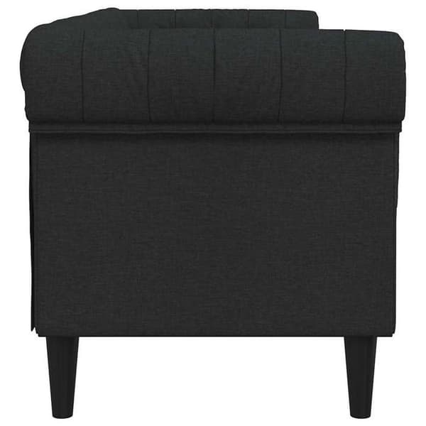 Maison Exclusive - Chesterfield sofa 3 pladser sort stof