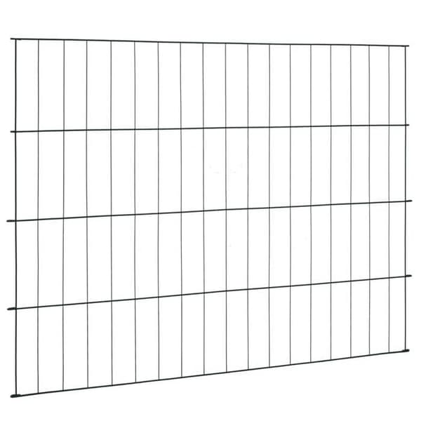 Maison Exclusive - Trädgårdsstängselset 115x79 cm grön Grön