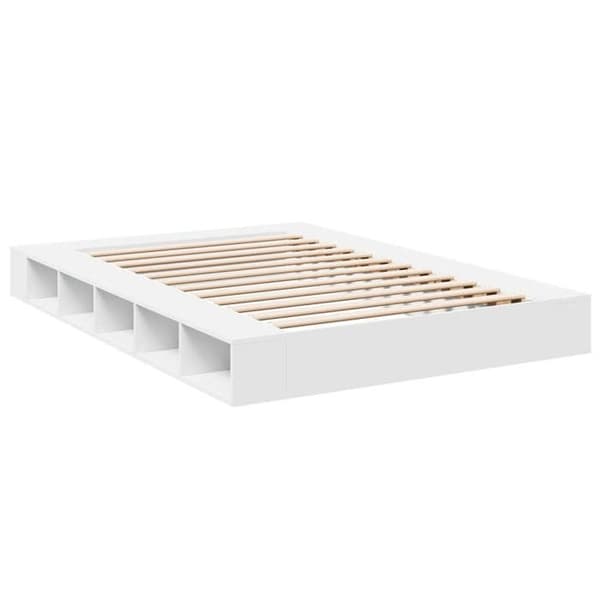 Maison Exclusive - Sengestel uden madras hvid 140x200 cm Vit