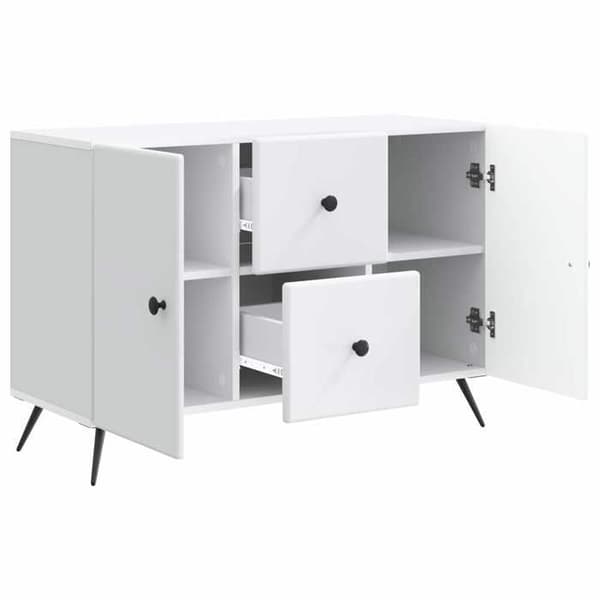Maison Exclusive - Buffé Vit 89 x 34,5 x 60 cm Ingenjörsträ Vit