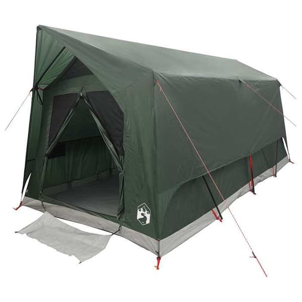 Maison Exclusive - Tunnel telt 8 personer Grøn army Polyester og Stål