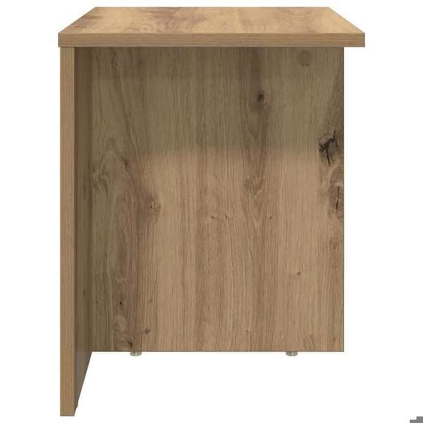Sidebord - MAISON EXCLUSIVE - 37 x 32 x 40 cm - Ingeniørtræ - Alsidig opbevaring - Rektangulær Ek