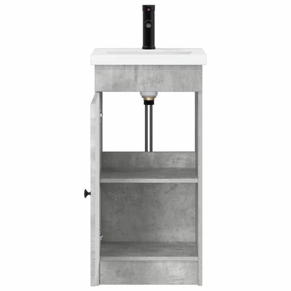 Maison Exclusive - Badeværelsesmøbel med vask Grå beton 42 x 40 x 84,5 cm