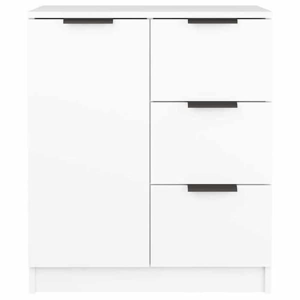 Maison Exclusive - Buffé Vit 60x30x70 cm Ingenjörsträ