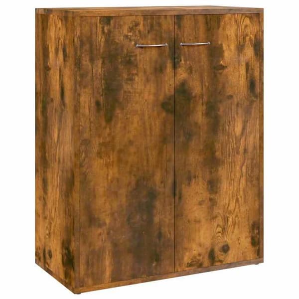 Maison Exclusive - Buffet Røget Eg 60x30x75 cm Ingeniørtræ