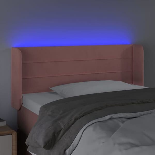 Maison Exclusive - LED-päätyruutu Rose 103x16x78/88 cm Sametti Ros