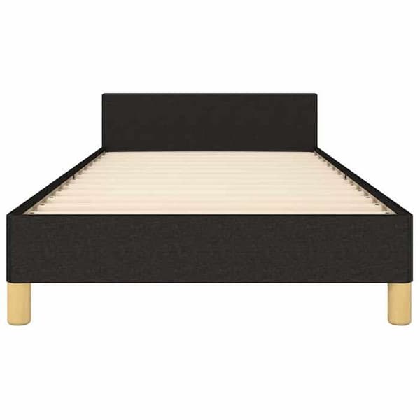 Maison Exclusive - Sengestel uden madras sort 100x200 cm stof