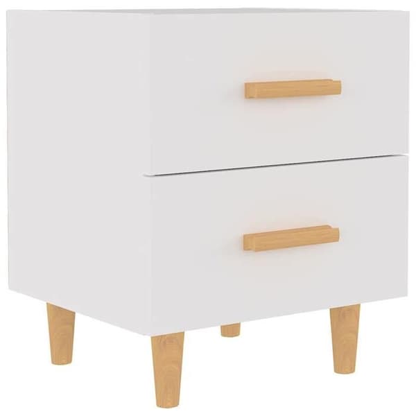 Maison Exclusive - Sängbord Vit 40x35x47,5 cm Vit