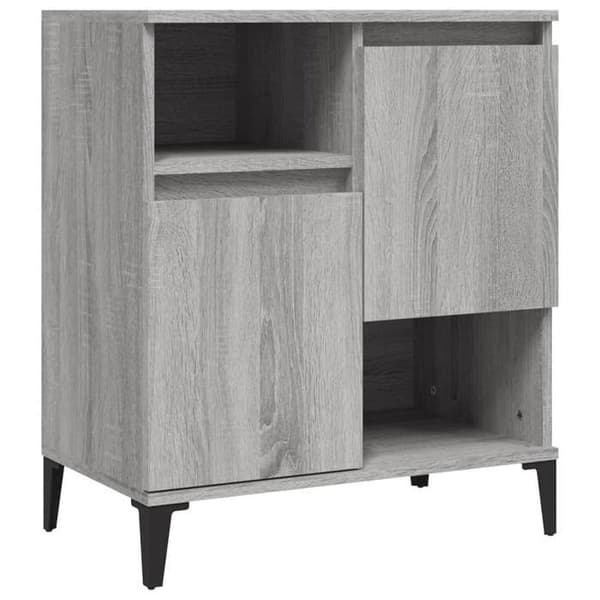 Maison Exclusive - Buffeter 2 stk sonoma grå 60x35x70 cm ingeniørtræ