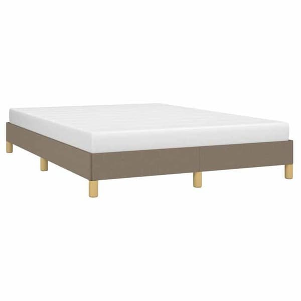 Sengestel - EKSKLUSIV HUS - 140 x 200 cm - Taupe - Polyesterstof - Lamelseng Mol