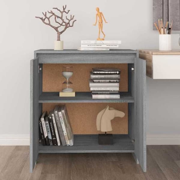 Maison Exclusive - Buffet Sonoma grå 70x41x75 cm Ingeniørtræ