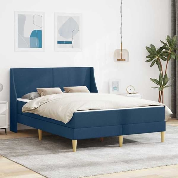 Maison Exclusive - Sengestel med madras og polyester hovedgærde