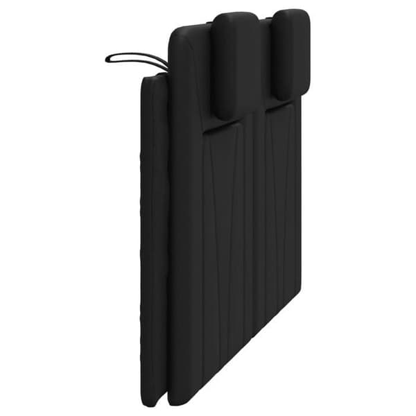 Hovedgærdedæksel - MAISON EXCLUSIVE - Viana - Holdbart kunstlæder - 152 cm - Sort Svart