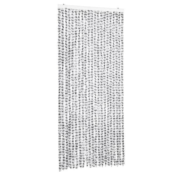 Fluegardin - EKSKLUSIV HUS - Chenille - Grå - 90x200 cm - Støjsvag