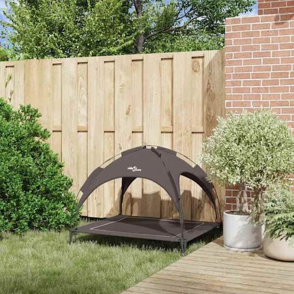 Maison Exclusive - Koiran sänky 104 x 86 x 84,5 cm Teräs Ruskea