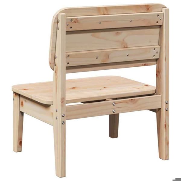 Maison Exclusive - Trädgårdsstolar set om 2 60x52,5x72 cm massiv furu
